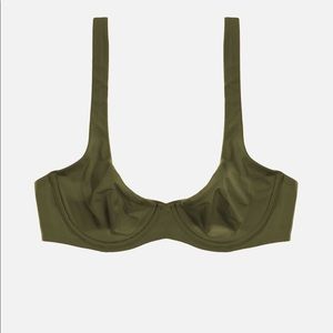 CUUP The Scoop bra in Moss